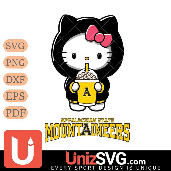 Appalachian State Mountaineers Hello Kitty Starbucks 2