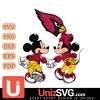 Arizona Cardinals Fan Minnie And Mickey Love