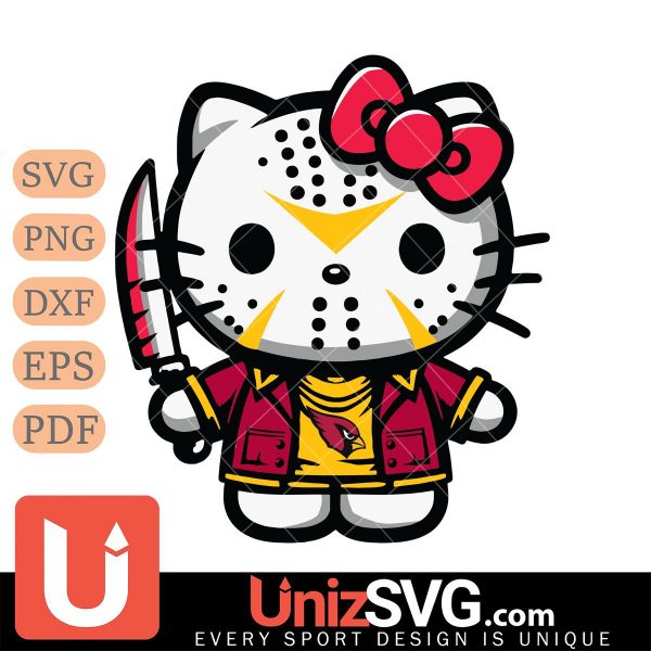 Arizona Cardinals Hello Kitty Jason Voorhees Horror