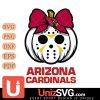 Arizona Cardinals Hello Kitty Jason Voorhees pumpkin Horror