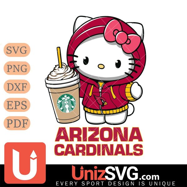 Arizona Cardinals Hello Kitty Starbucks