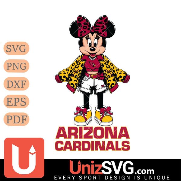 Arizona Cardinals Style Minnie Disney