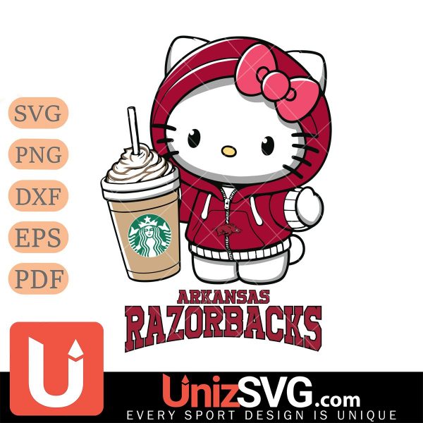 Arkansas Razorbacks Hello Kitty Starbucks