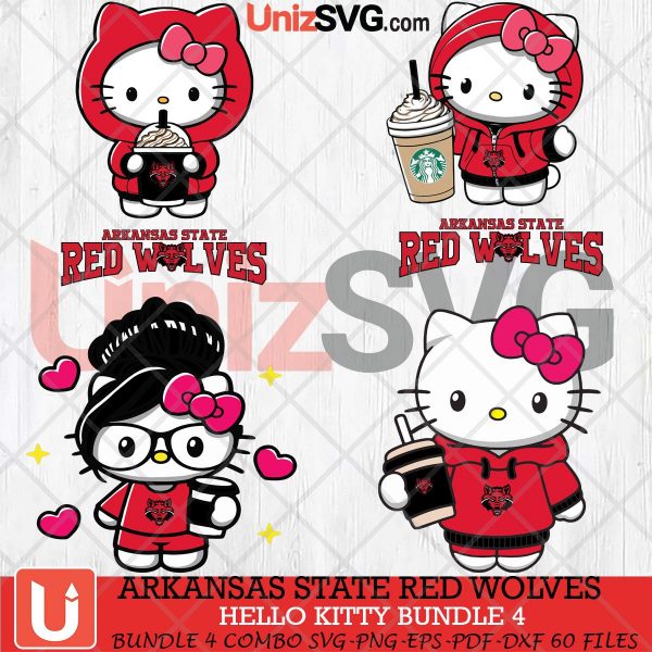 Arkansas State Red Wolves Hello Kitty bundle 4