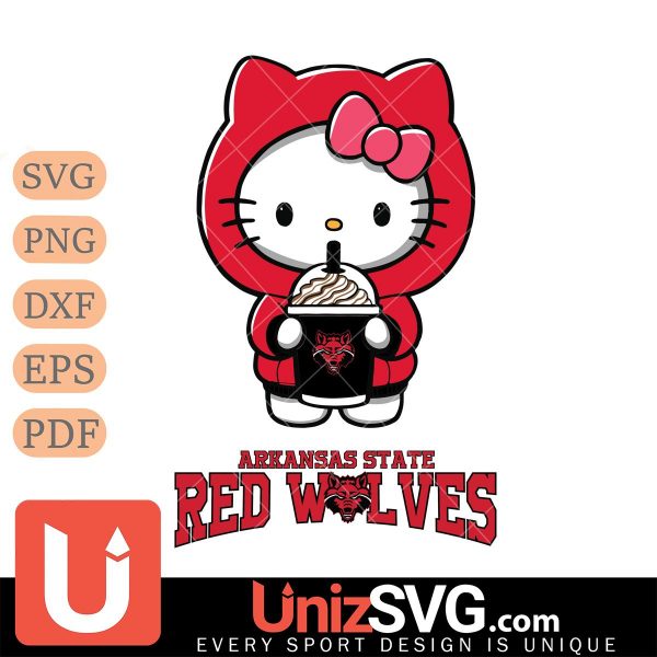 Arkansas State Red Wolves Hello Kitty Starbucks 2