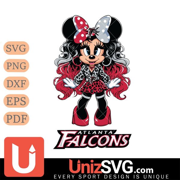 Atlanta Falcons Beauty Minnie Mouse