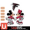 Atlanta Falcons Fan Minnie And Mickey Love