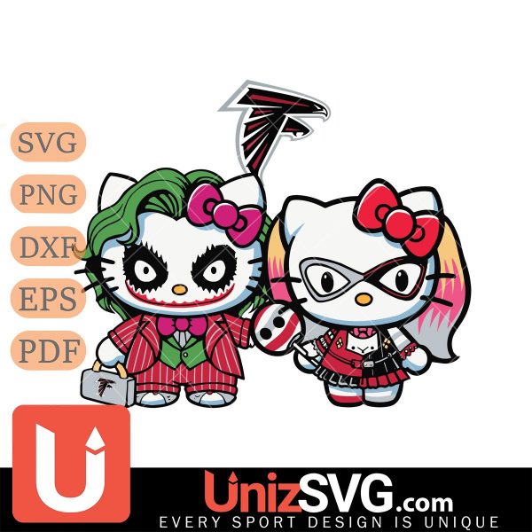 Atlanta Falcons Hello Kitty Joker x Harley Quinn Horror