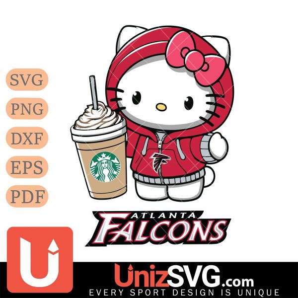 Atlanta Falcons Hello Kitty Starbucks