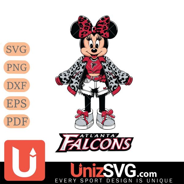 Atlanta Falcons Style Minnie Disney