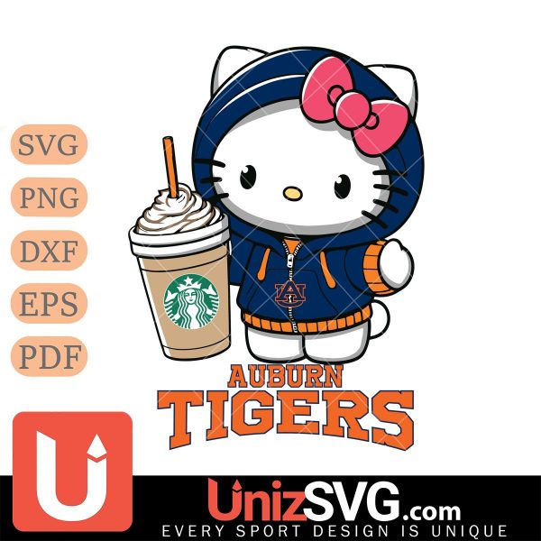 Auburn Tigers Hello Kitty Starbucks