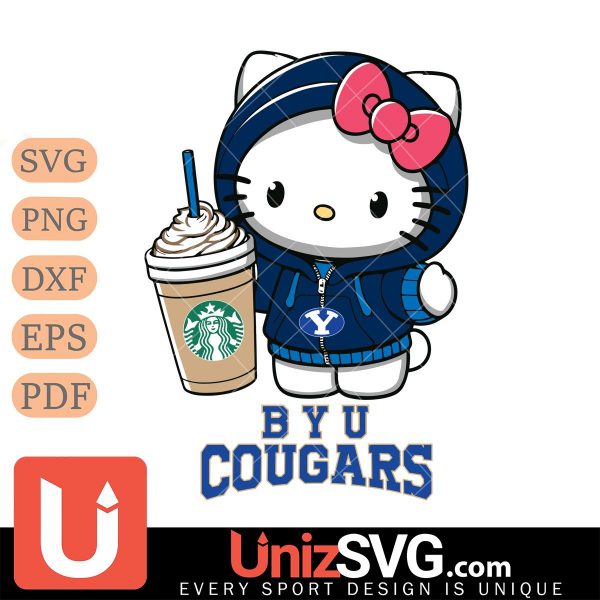 BYU Cougars Hello Kitty Starbucks