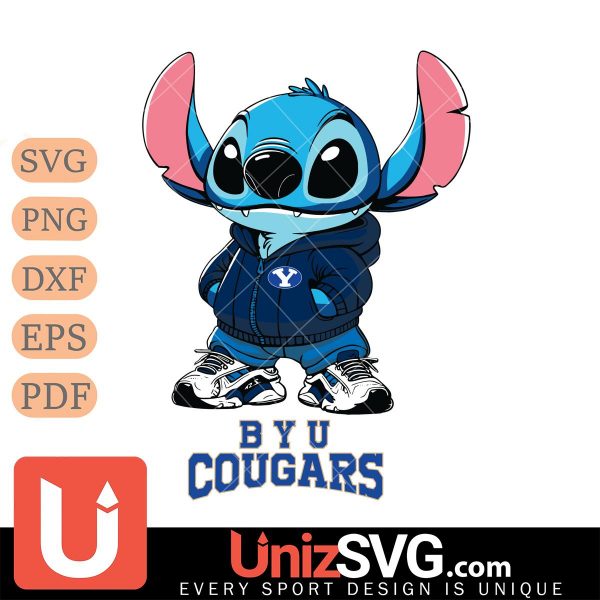 BYU Cougars Stitch Disney NCAA