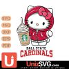 Ball State Cardinals Hello Kitty Starbucks