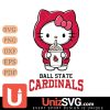 Ball State Cardinals Hello Kitty Starbucks 2