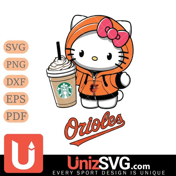 Baltimore Orioles Hello Kitty Starbucks