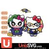 Baltimore Ravens Hello Kitty Joker x Harley Quinn Horror