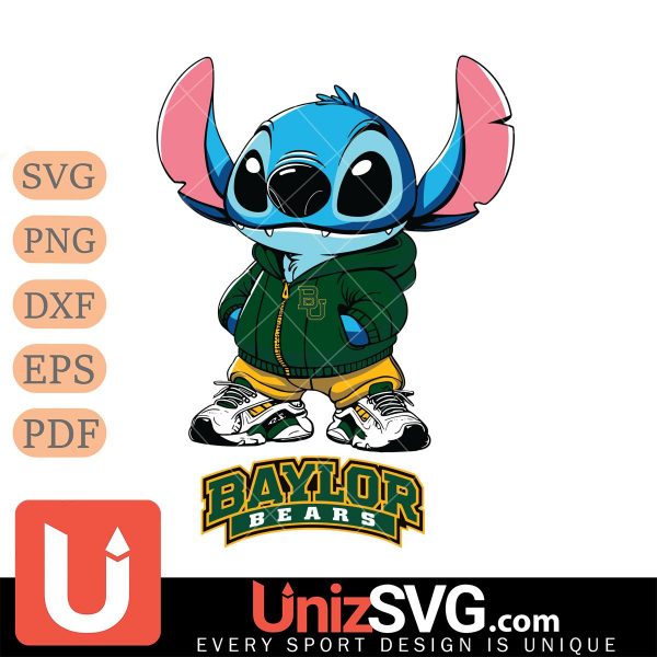 Baylor Bears Stitch Disney NCAA