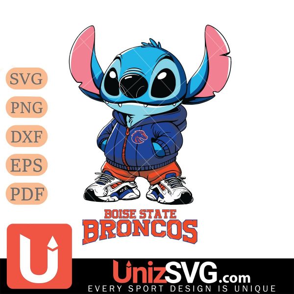 Boise State Broncos Stitch Disney NCAA