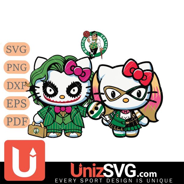 Boston Celtics Hello Kitty Joker x Harley Quinn Horror