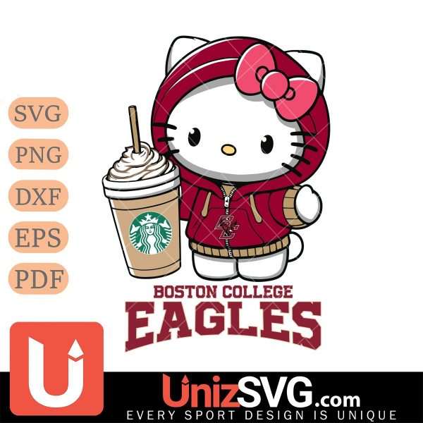 Boston College Eagles Hello Kitty Starbucks