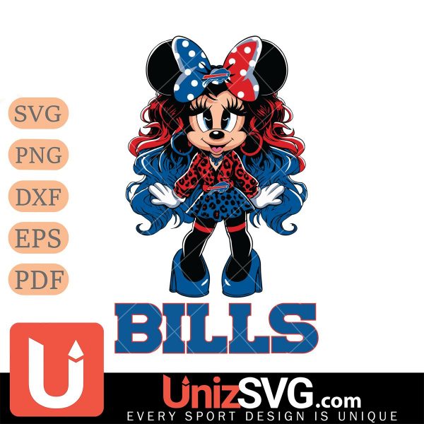 Buffalo Bills Beauty Minnie Mouse