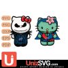 Buffalo Bills Hello Kitty Jack Skellington & Sally Horror