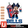 Buffalo Bills Minnie Mouse Fan And Coffee