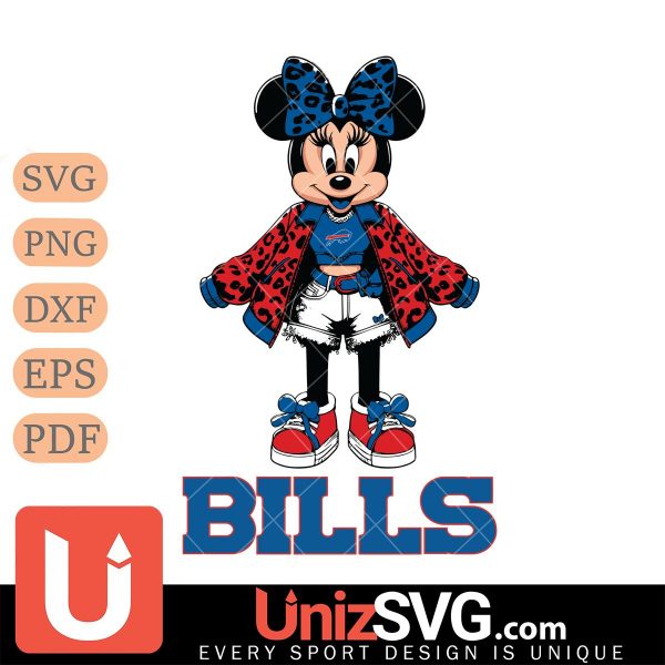 Buffalo Bills Style Minnie Disney