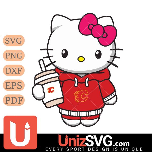 Calgary Flames Hello Kitty 2