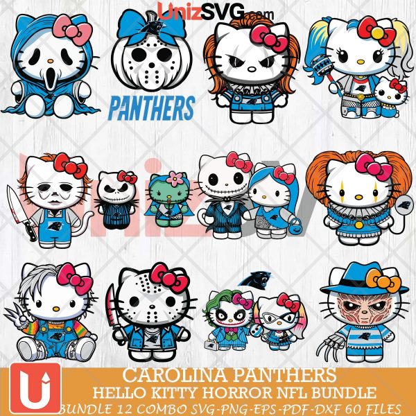 Carolina Panthers Hello Kitty Horror bundle 12