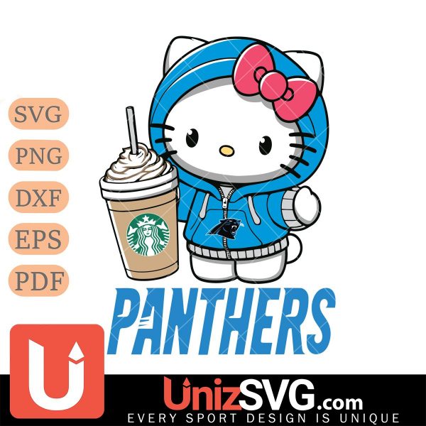 Carolina Panthers Hello Kitty Starbucks