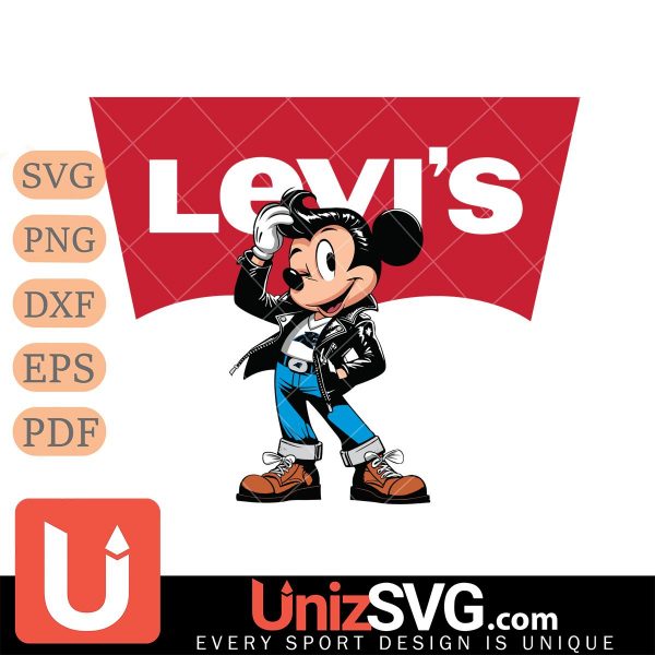 Carolina Panthers Levis Mickey Mouse