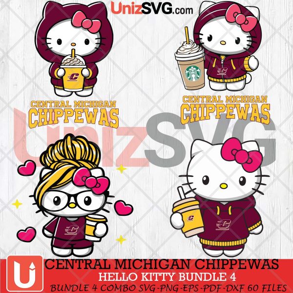 Central Michigan Chippewas Hello Kitty bundle 4