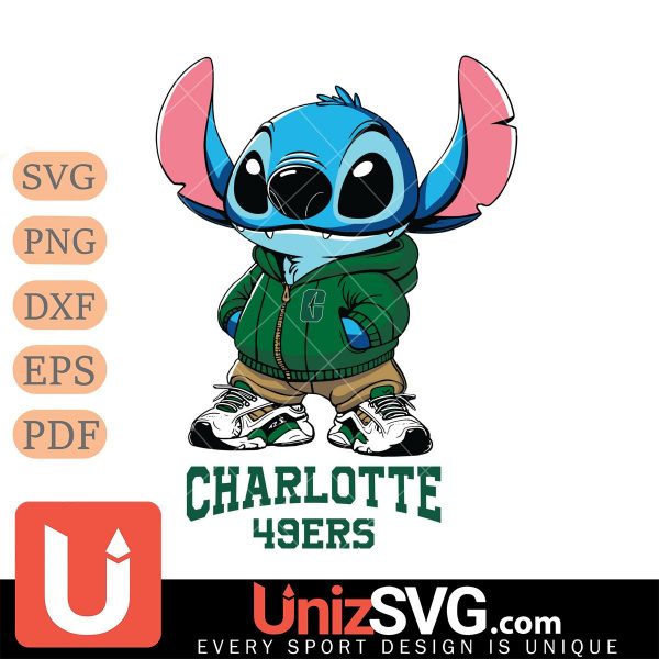 Charlotte 49ers Stitch Disney NCAA