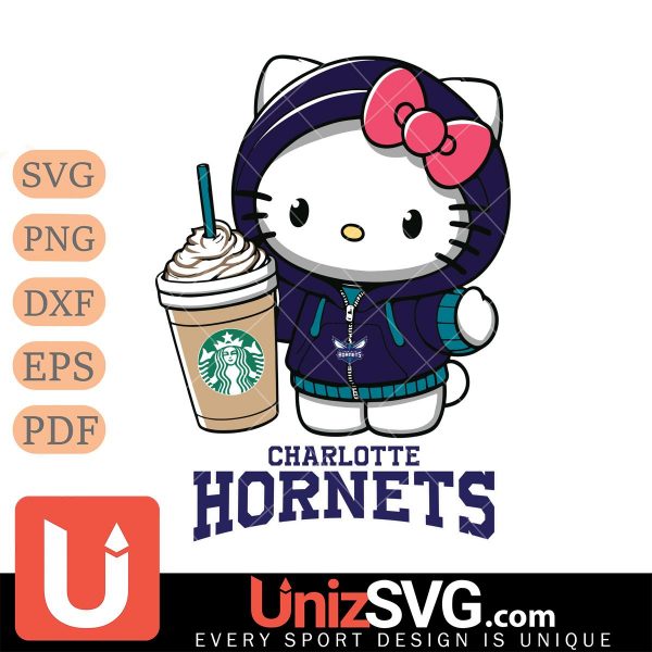 Charlotte Hornets Hello Kitty Starbucks