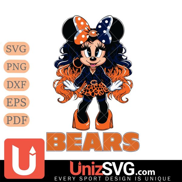 Chicago Bears Beauty Minnie Mouse