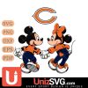 Chicago Bears Fan Minnie And Mickey Love