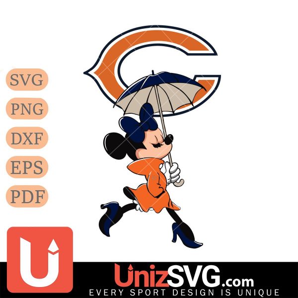 Chicago Bears Fancy Minnie