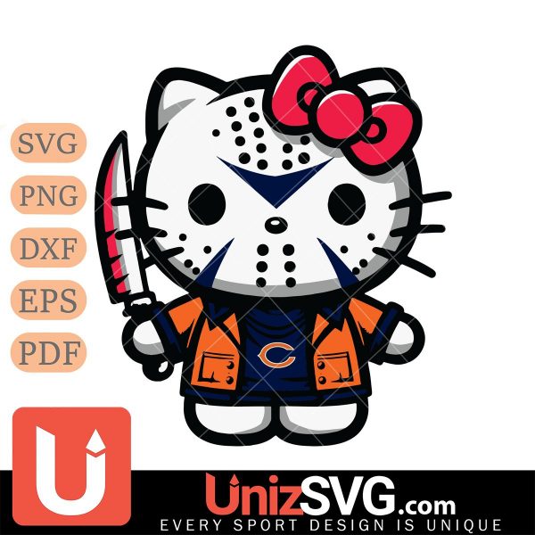 Chicago Bears Hello Kitty Jason Voorhees Horror