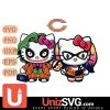 Chicago Bears Hello Kitty Joker x Harley Quinn Horror