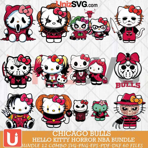 Chicago Bulls Hello Kitty Horror bundle 12