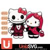 Chicago Bulls Hello Kitty Skellington & Sally Horror