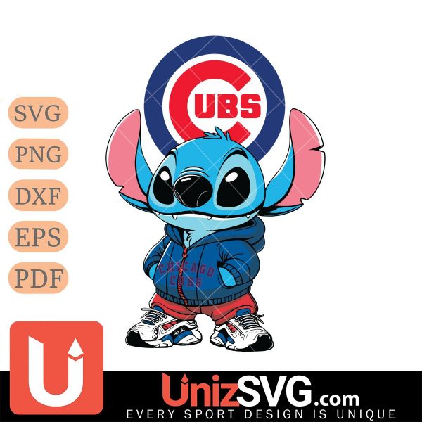 Chicago Cubs Stitch Disney MLB