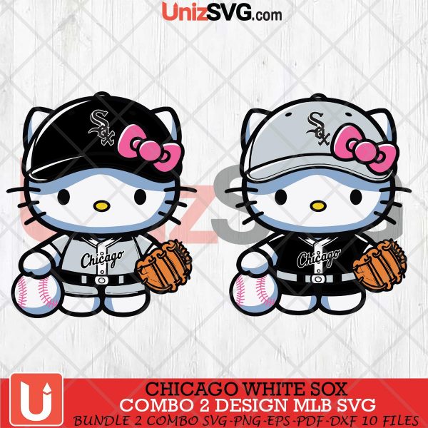 Chicago White Sox Hello Kitty Bundle 2 SVG