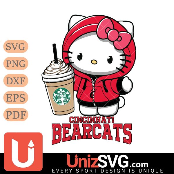 Cincinnati Bearcats Hello Kitty Starbucks