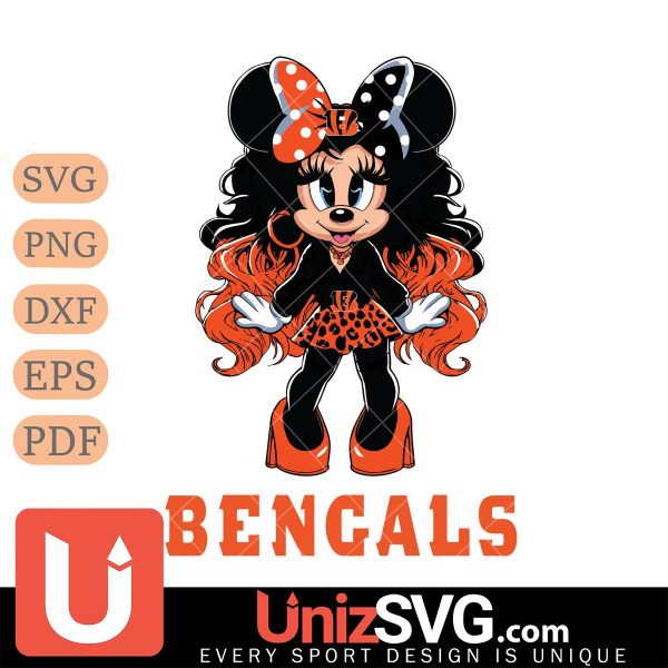 Cincinnati Bengals Beauty Minnie Mouse