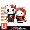 Cincinnati Bengals Hello Kitty Skellington & Sally Horror