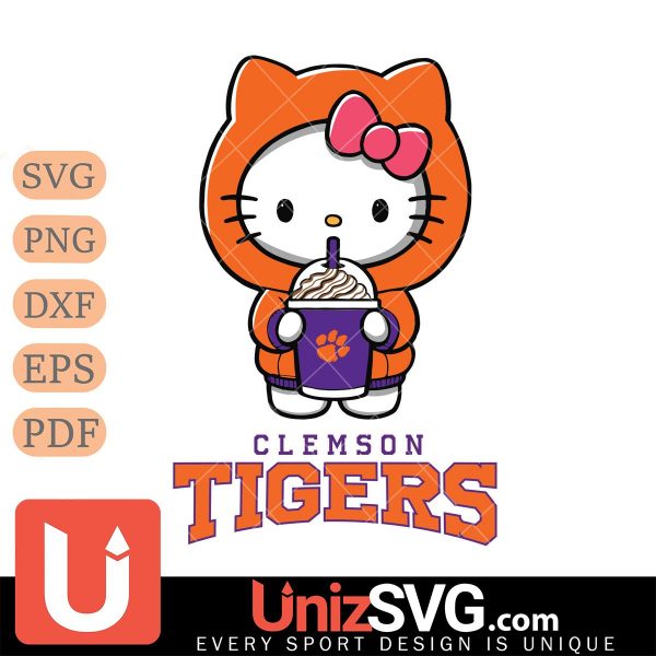 Clemson Tigers Hello Kitty Starbucks 2