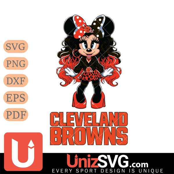 Cleveland Browns Beauty Minnie Mouse